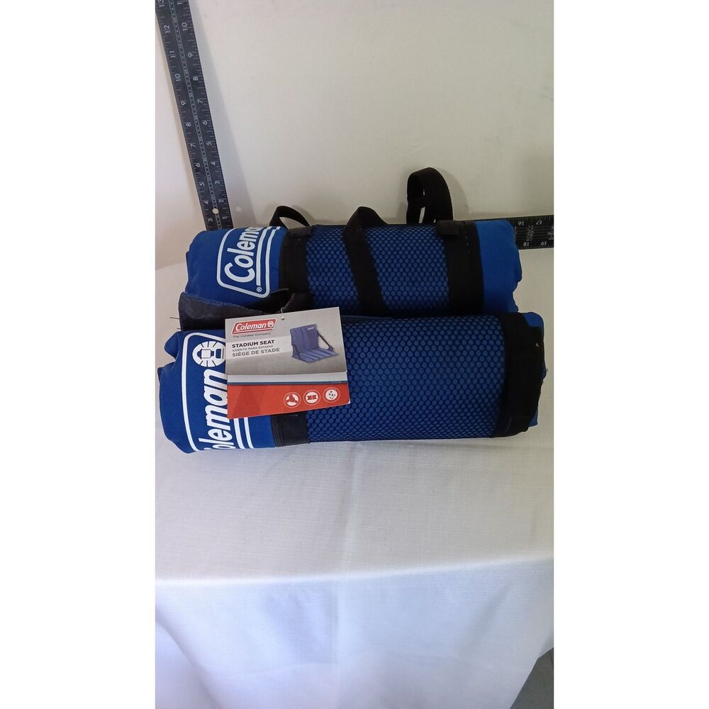 Coleman Stadium Seats Set of 2 Blue New with Tags